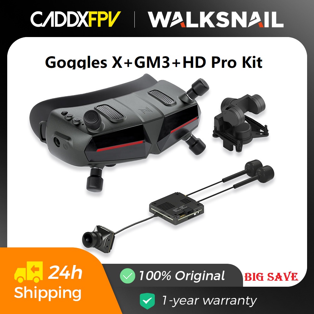 Skyzone Sky04O Pro Fpv Goggles - Caddx Walksnail Avatar HD Goggles X