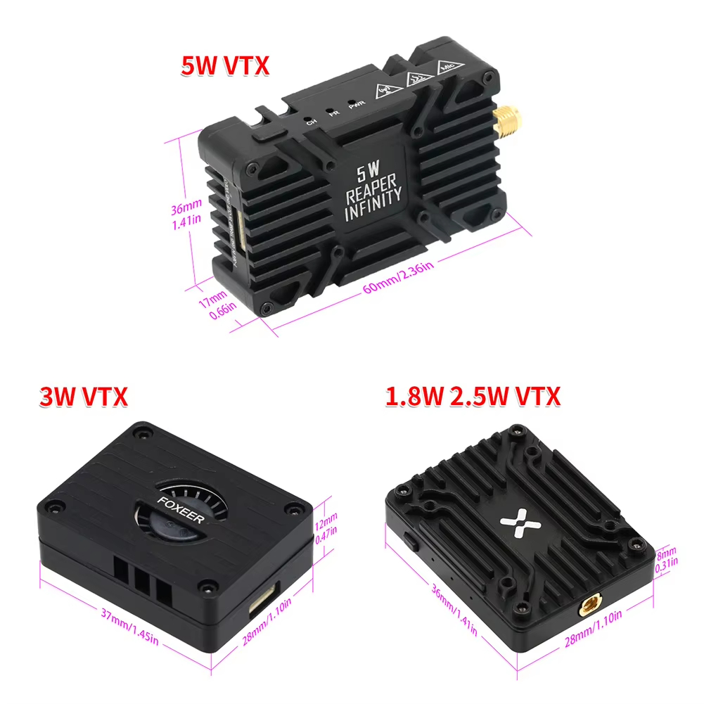 Foxeer Reaper Extreme Infinity - Foxeer Reaper Extreme 2.5W Vtx recensie en prijs