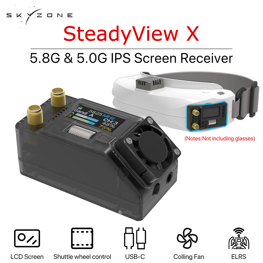 SKYZONE Steadyview X 5/5.8G on - Skyzone Steadyview X Receiver Module recensie en prijs